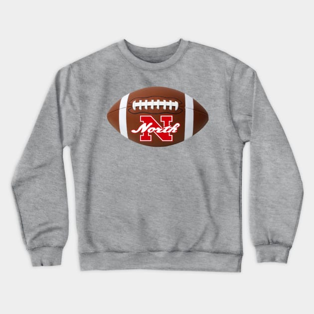 North Attleboro "BIG RED" Crewneck Sweatshirt by ArmChairQBGraphics